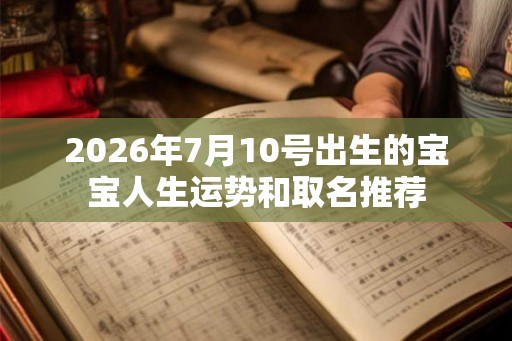 2026年7月10号出生的宝宝人生运势和取名推荐