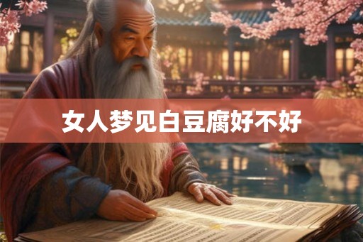 女人梦见白豆腐好不好
