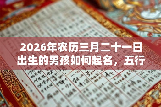2026年农历三月二十一日出生的男孩如何起名，五行起名大全