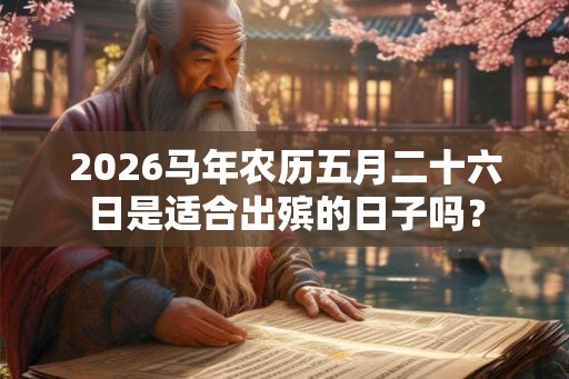 2026马年农历五月二十六日是适合出殡的日子吗？