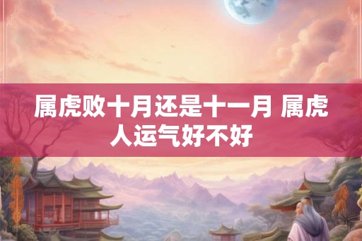 属虎败十月还是十一月 属虎人运气好不好