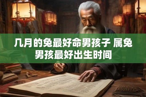 几月的兔最好命男孩子 属兔男孩最好出生时间