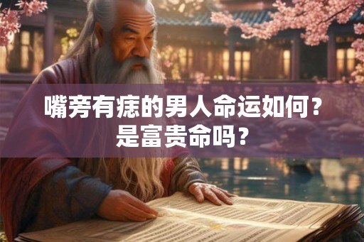嘴旁有痣的男人命运如何?是富贵命吗? 嘴旁有痣的男人命运如何?是富贵命吗?