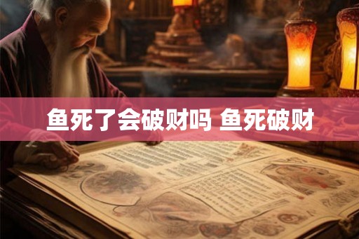 鱼死了会破财吗 鱼死破财 鱼死了会破财吗 鱼死破财