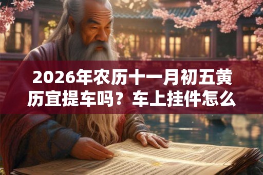 2026年农历十一月初五黄历宜提车吗?车上挂件怎么选? 2026年农历十一月初五黄历宜提车吗?车上挂件怎么选?