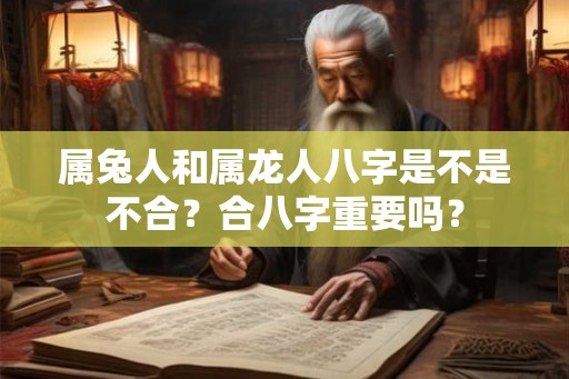 属兔人和属龙人八字是不是不合？合八字重要吗？