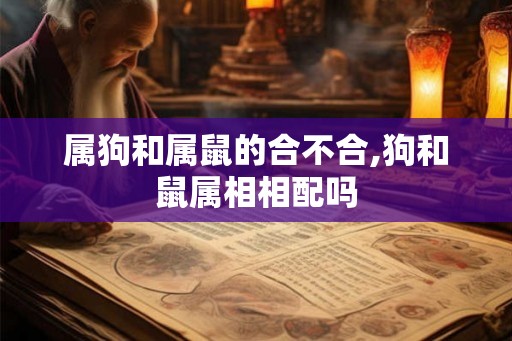 属狗和属鼠的合不合,狗和鼠属相相配吗