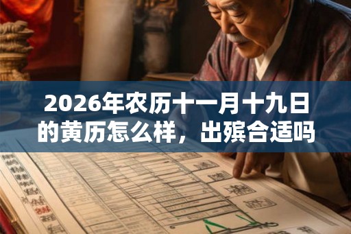 2026年农历十一月十九日的黄历怎么样，出殡合适吗？