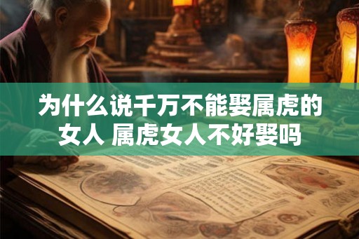 为什么说千万不能娶属虎的女人 属虎女人不好娶吗 为什么说千万不能娶属虎的女人 属虎女人不好娶吗