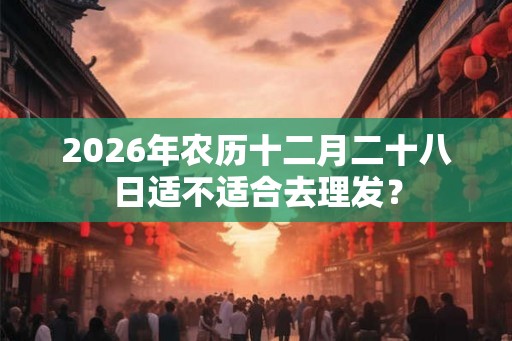 2026年农历十二月二十八日适不适合去理发？