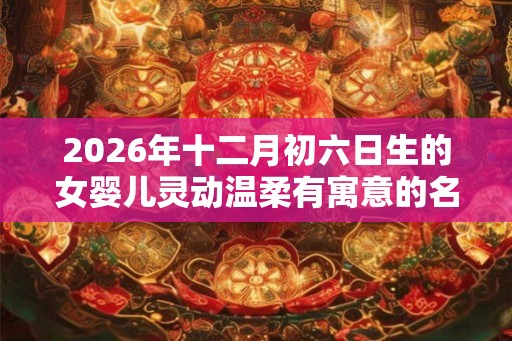 2026年十二月初六日生的女婴儿灵动温柔有寓意的名字推荐