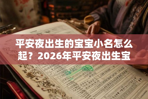 平安夜出生的宝宝小名怎么起?2026年平安夜出生宝宝小名推荐! 平安夜出生的宝宝小名怎么起?2026年平安夜出生宝宝小名推荐!