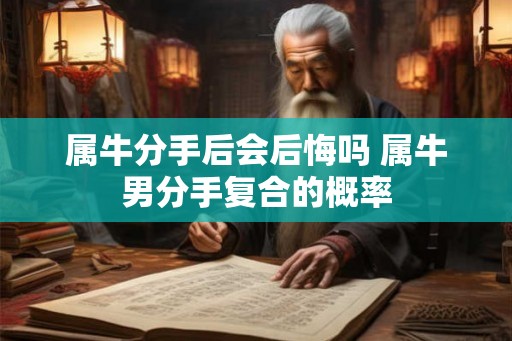 属牛分手后会后悔吗 属牛男分手复合的概率