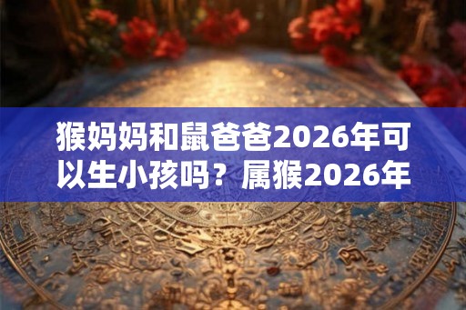 猴妈妈和鼠爸爸2026年可以生小孩吗？属猴2026年运势如何？
