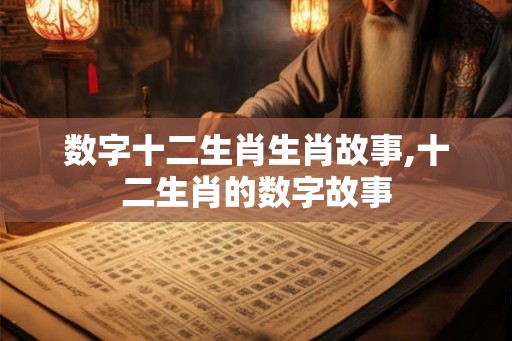 数字十二生肖生肖故事,十二生肖的数字故事 数字十二生肖生肖故事,十二生肖的数字故事