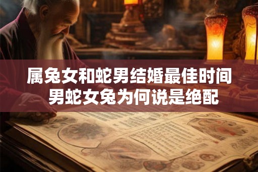 属兔女和蛇男结婚最佳时间  男蛇女兔为何说是绝配