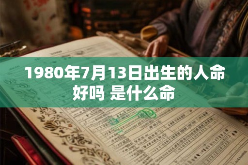 1980年7月13日出生的人命好吗 是什么命 1980年7月13日出生的人命好吗 是什么命