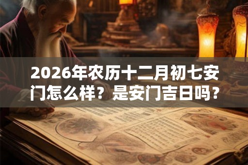 2026年农历十二月初七安门怎么样？是安门吉日吗？