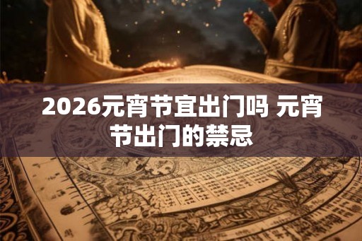 2026元宵节宜出门吗 元宵节出门的禁忌 2026元宵节宜出门吗 元宵节出门的禁忌