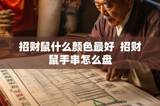 招财鼠什么颜色最好  招财鼠手串怎么盘