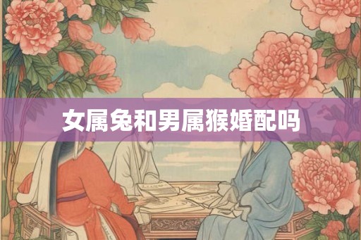 女属兔和男属猴婚配吗
