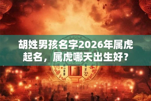 胡姓男孩名字2026年属虎起名，属虎哪天出生好？