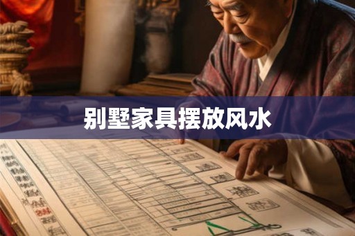 别墅家具摆放风水