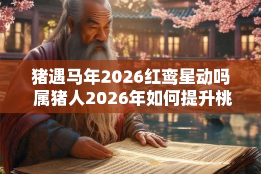 猪遇马年2026红鸾星动吗 属猪人2026年如何提升桃花运