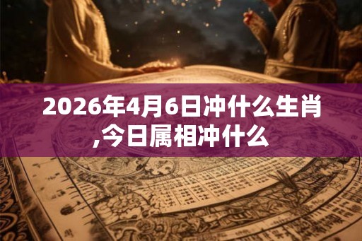 2026年4月6日冲什么生肖,今日属相冲什么 2026年4月6日冲什么生肖,今日属相冲什么