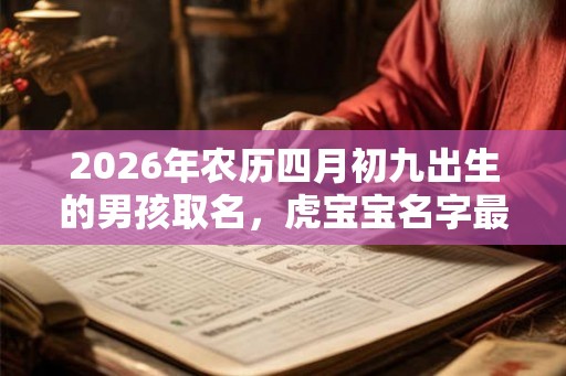2026年农历四月初九出生的男孩取名，虎宝宝名字最佳字