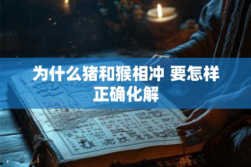 为什么猪和猴相冲 要怎样正确化解 为什么猪和猴相冲 要怎样正确化解