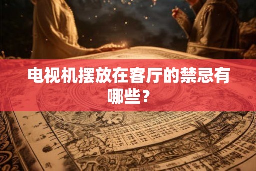 电视机摆放在客厅的禁忌有哪些？