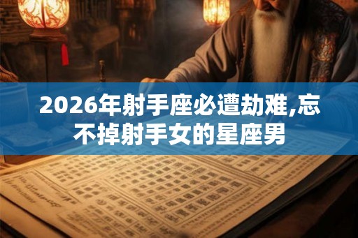 2026年射手座必遭劫难,忘不掉射手女的星座男