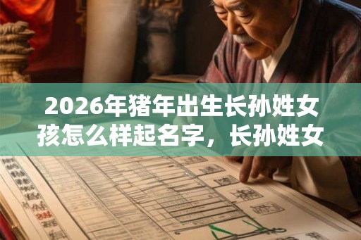 2026年猪年出生长孙姓女孩怎么样起名字，长孙姓女孩好名推荐