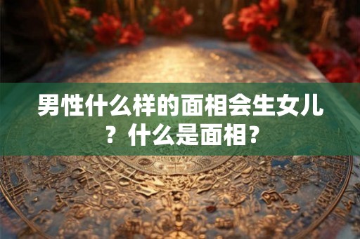男性什么样的面相会生女儿？什么是面相？