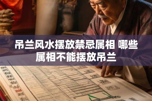 吊兰风水摆放禁忌属相 哪些属相不能摆放吊兰