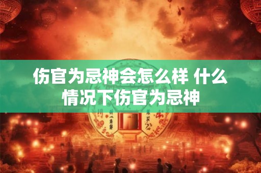 伤官为忌神会怎么样 什么情况下伤官为忌神