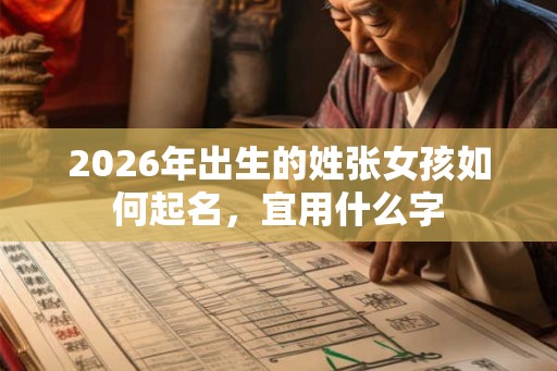 2026年出生的姓张女孩如何起名，宜用什么字