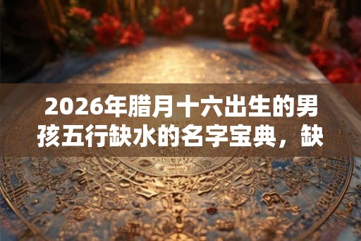 2026年腊月十六出生的男孩五行缺水的名字宝典，缺水怎么补？