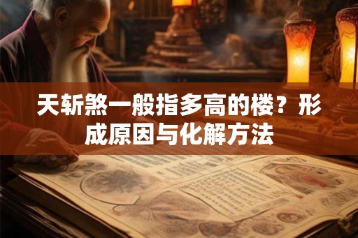 天斩煞一般指多高的楼？形成原因与化解方法
