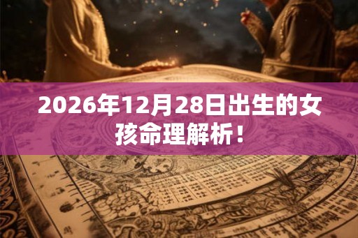 2026年12月28日出生的女孩命理解析! 2026年12月28日出生的女孩命理解析!