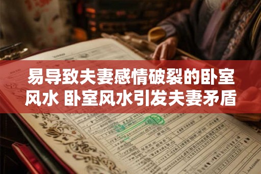 易导致夫妻感情破裂的卧室风水 卧室风水引发夫妻矛盾