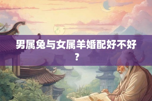 男属兔与女属羊婚配好不好？