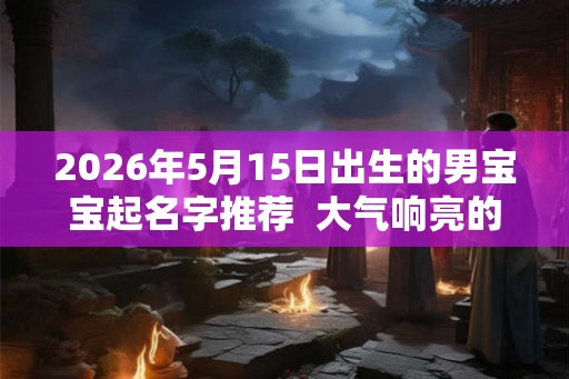 2026年5月15日出生的男宝宝起名字推荐  大气响亮的