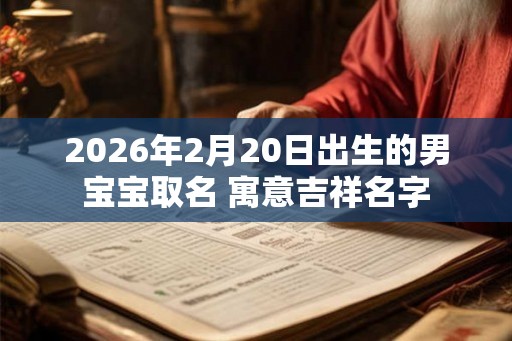 2026年2月20日出生的男宝宝取名 寓意吉祥名字 2026年2月20日出生的男宝宝取名 寓意吉祥名字