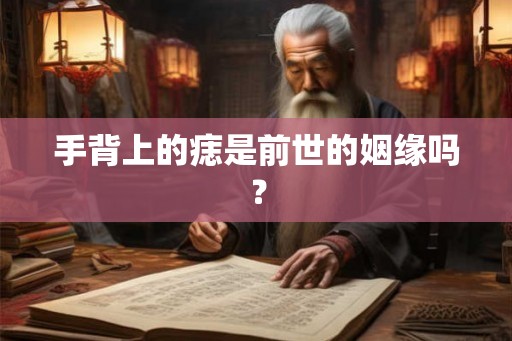 手背上的痣是前世的姻缘吗？
