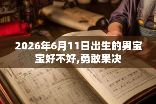 2026年6月11日出生的男宝宝好不好,勇敢果决