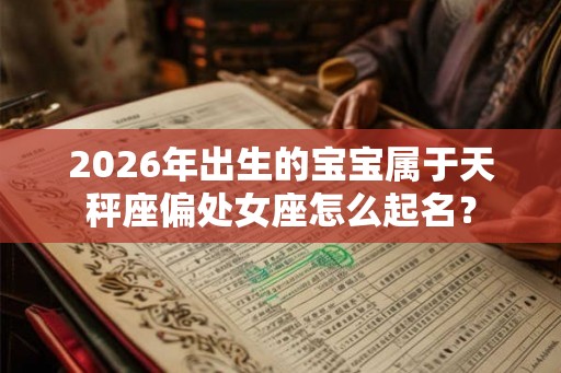 2026年出生的宝宝属于天秤座偏处女座怎么起名？