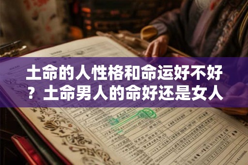 土命的人性格和命运好不好？土命男人的命好还是女人的命好？