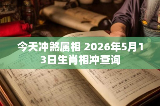 今天冲煞属相 2026年5月13日生肖相冲查询